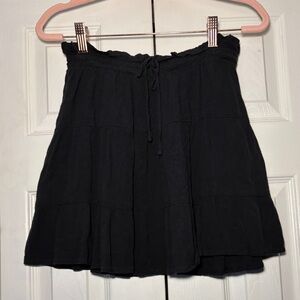 So Casual Black Skirt